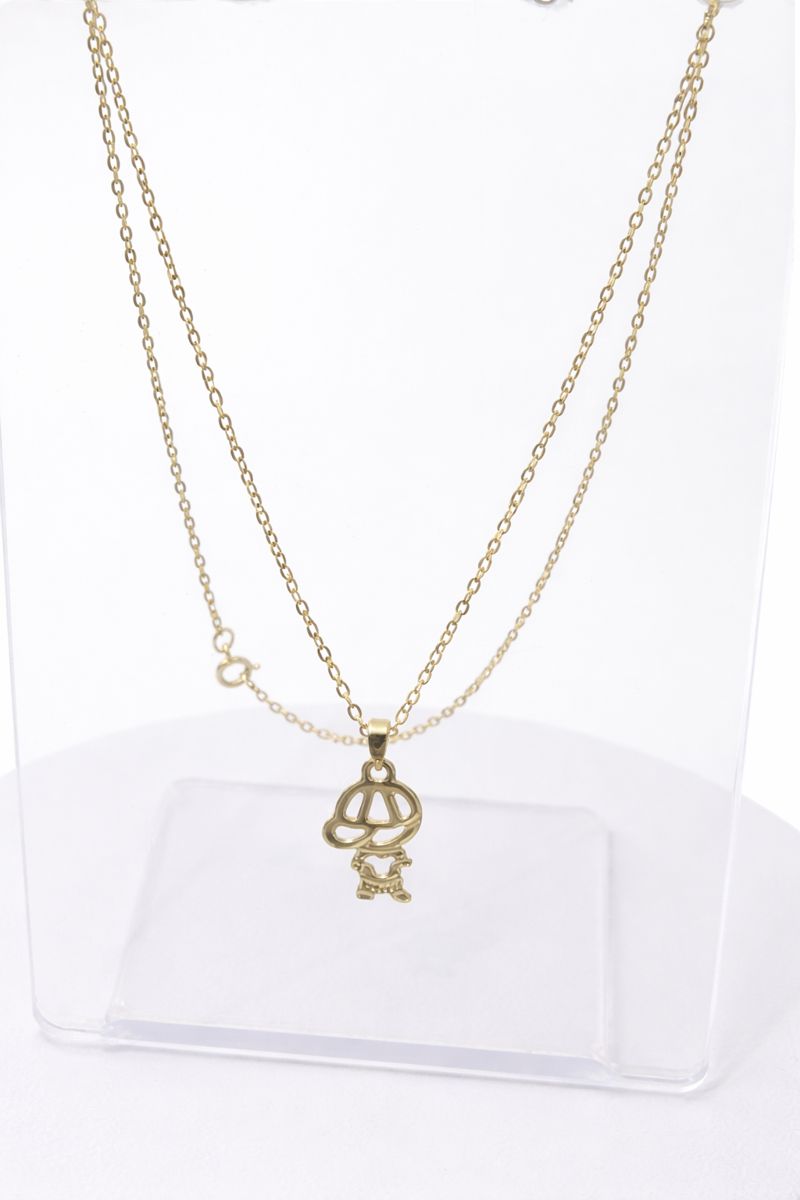 Colar Filho Fio Corrente 45cm Banhado a Ouro 18K Feminino